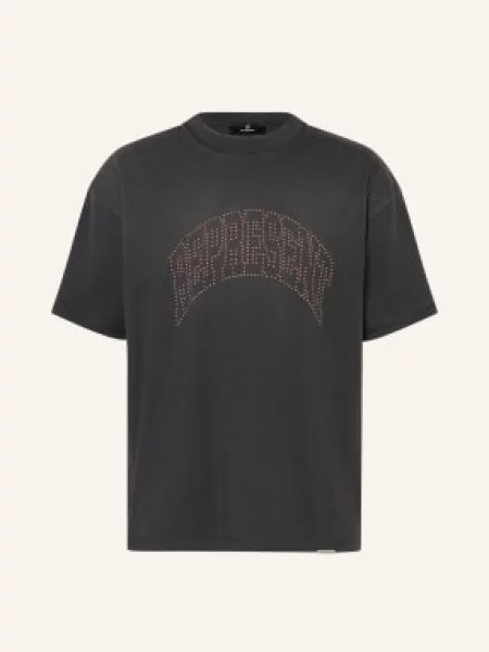 Represent Tričko S Cvočky tmavě šedá