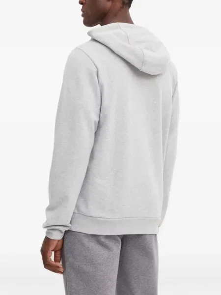 Hanorac cu glugă Helly Hansen cu imagine cu cordon gri
