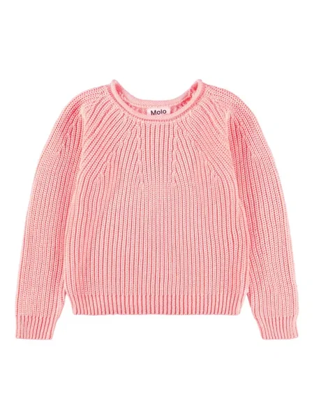Sweter dziecięcy Molo różowy