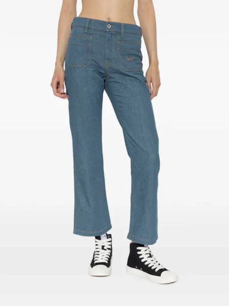 Blugi Kenzo cu broderie albastru