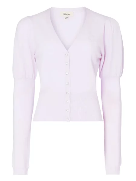 Cardigan Temperley London din cașmir roz