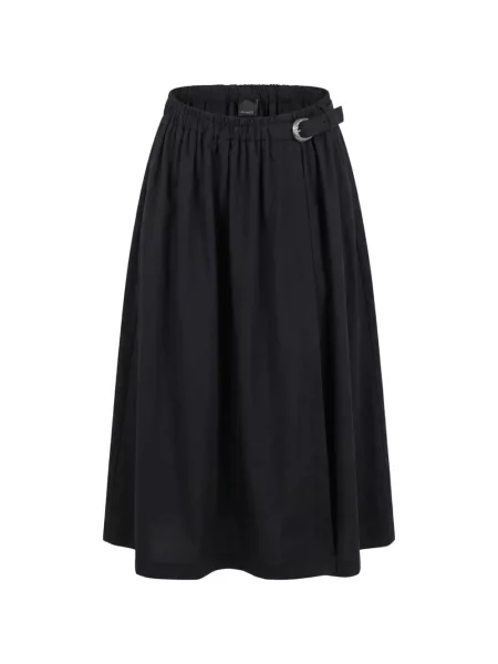 Fustă Pinko cu cataramă cu bretele negru