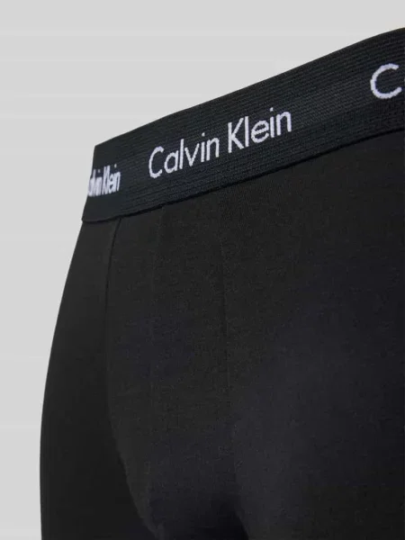Calvin Klein Obcisłe bokserki pakowane po 3 szt. Mężczyźni jednolity S czarny