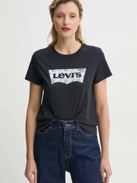 Levi's t-shirt THE PERFECT TEE czarny