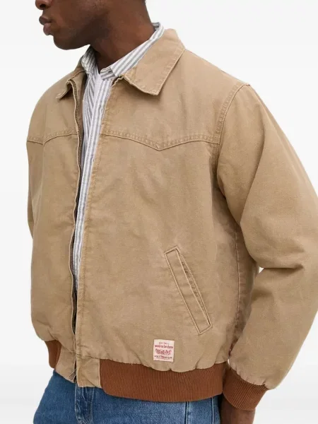 Blugi evazați Levi's® din piele de căprioară albastru