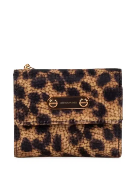 Portofel Borbonese cu imagine cu model leopard