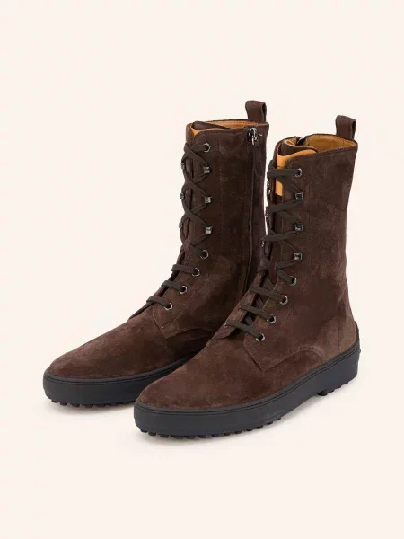 Tod's Botki Sznurowane braun