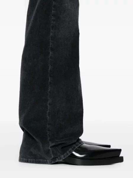 Blugi R13 de catifea cord negru
