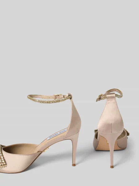 Czółenka z ozdobą z cyrkonii model Last Dance' Steve Madden beżowa