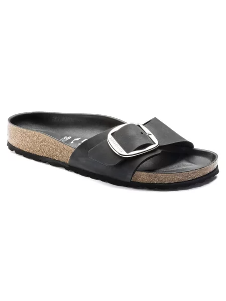 Klapki Birkenstock na sprzączkę czarne