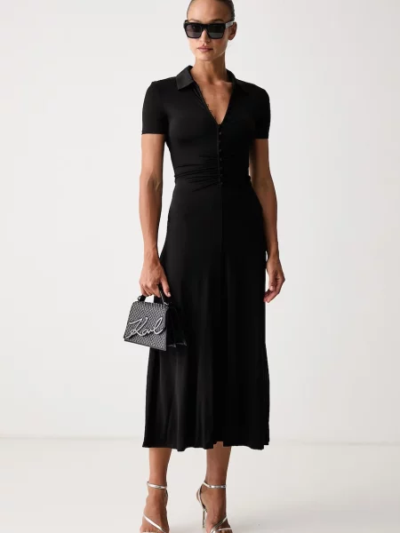 Marella rochie cu vâscoză MLSTABARIN negru