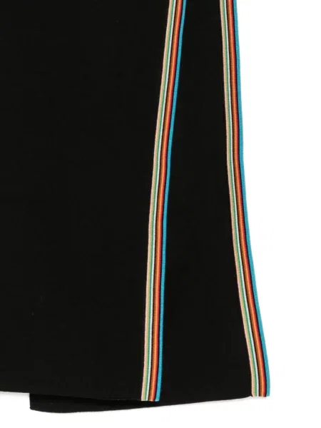 Ριγέ κασκόλ Paul Smith μαύρο