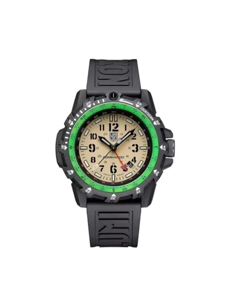 Lniany zegarek Luminox czarny