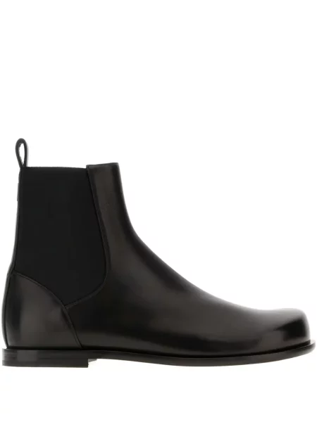Cizme scurte Fendi din piele negru