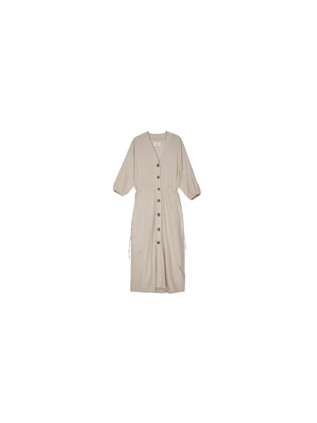 Makia Kielo Dress W Kobiety Sukienka Makia Jasnobrązowy Size: S