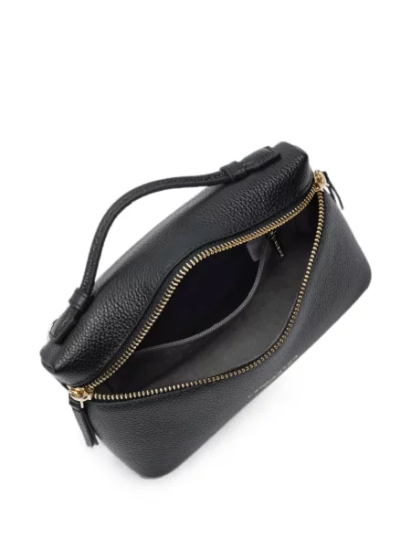 Geantă shopper Lancaster din piele negru