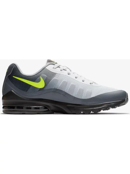 Buty do biegania Nike Air Max Invigor ciemnoszary czarny neonowożółty 40 biały