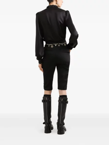 Bluză Dolce & Gabbana din satin negru