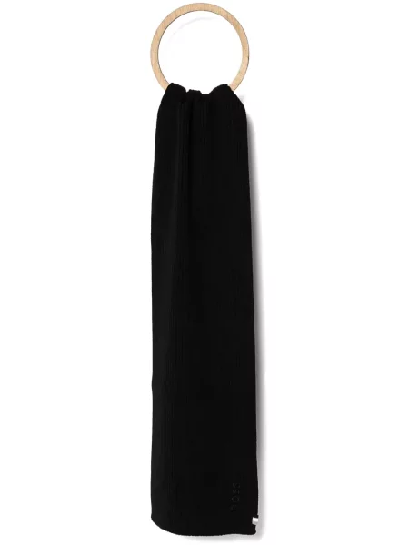 Fular Boss tricotate negru