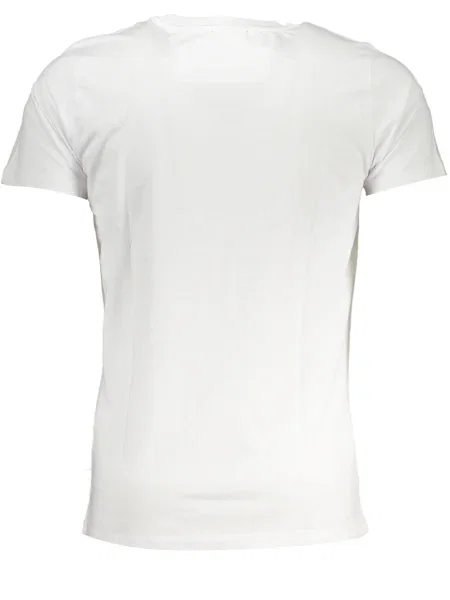 Tricou Cavalli Class scurt alb