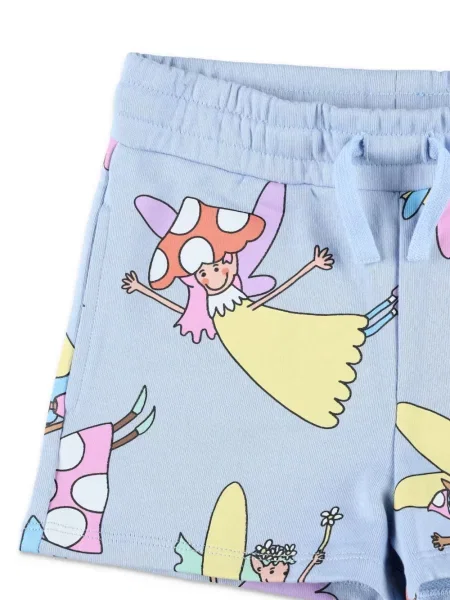 Szorty dziecięce Stella Mccartney niebieskie