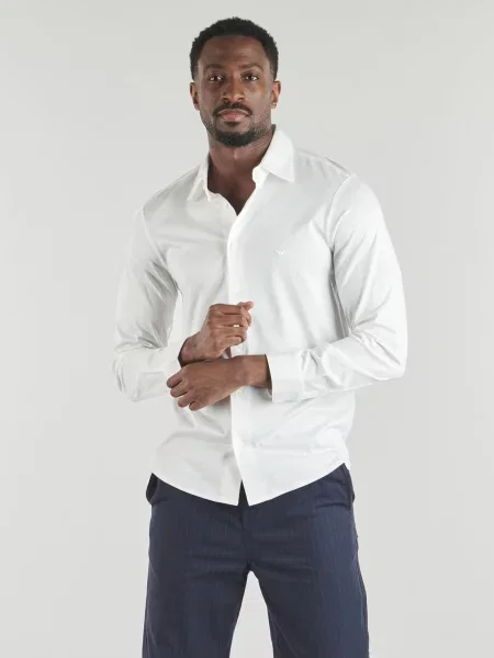 Košeľa Emporio Armani biela
