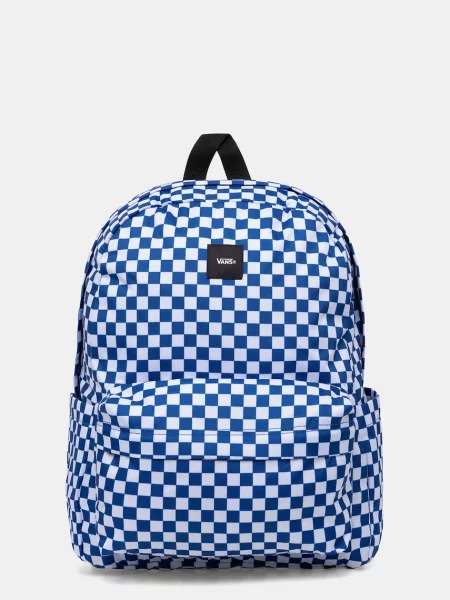 Rucsac Vans în carouri alb