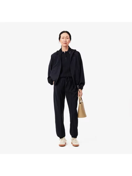 Lacoste Spodnie Oversize granatowe