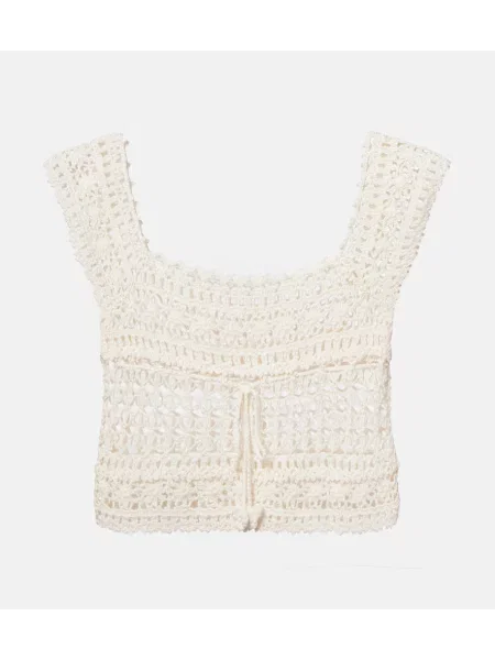 Crop top Anna Kosturova biały