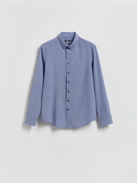 Reserved Koszula slim fit granatowy