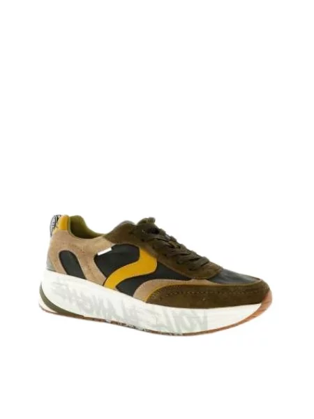 Sneakersy Voile Blanche skórzane zielone