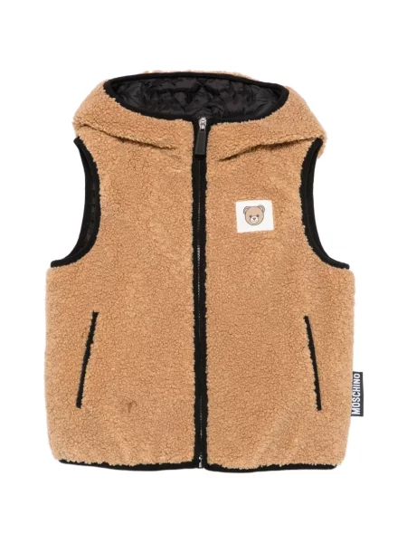 Kamizelka dziecięca Moschino brązowa