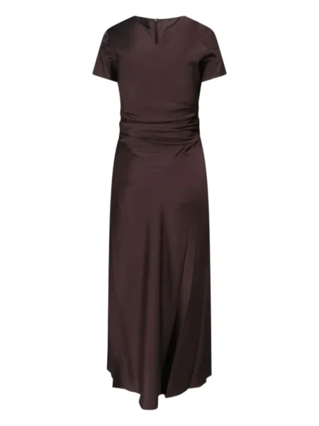 Rochie midi Staud până la genunchi de costum maro