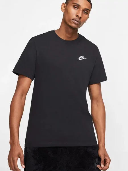 Pánske tričko Nike Sportswear Club black/white čierna