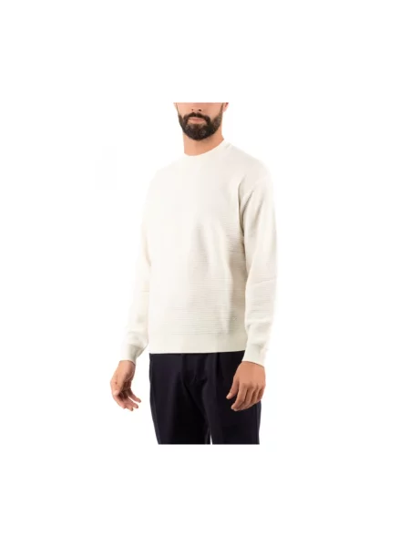 Sweter Emporio Armani wełniany biały