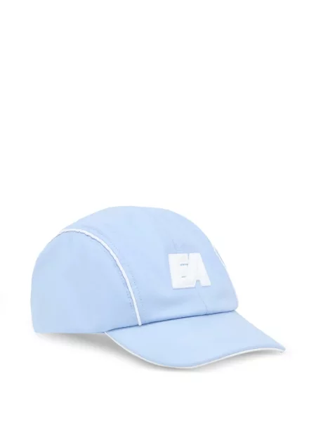 Czapka z daszkiem dziecięca Emporio Armani niebieska
