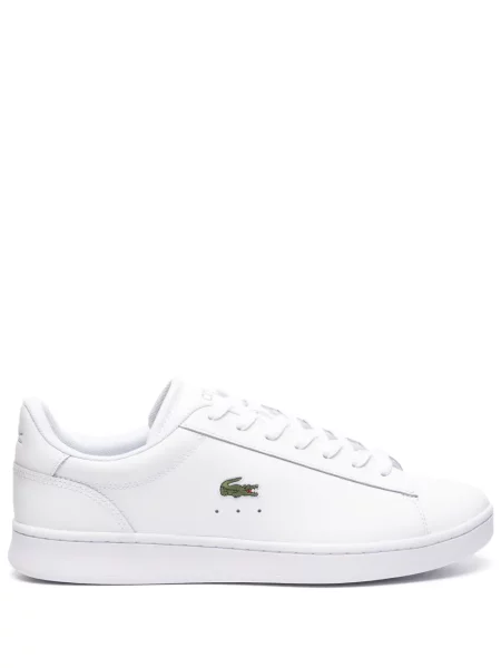 Sneakerși Lacoste din piele alb