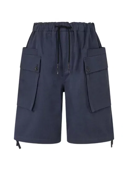 Szorty cargo Tomboy ze sznurkiem niebieskie