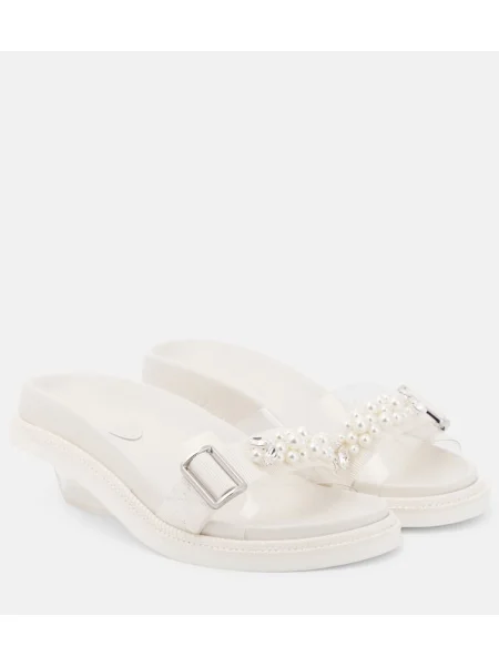 Sandale Simone Rocha din piele bej