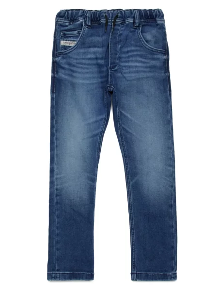 Jeansy skinny dziecięce Diesel niebieskie