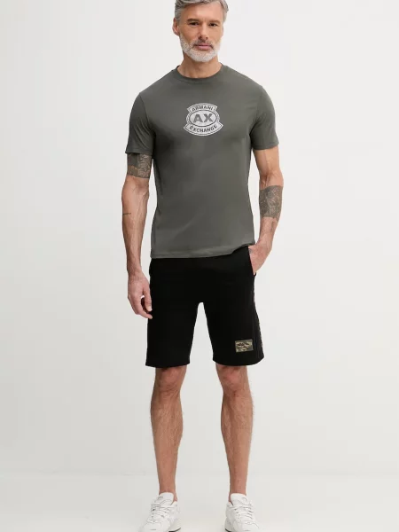 Armani Exchange tričko zelené
