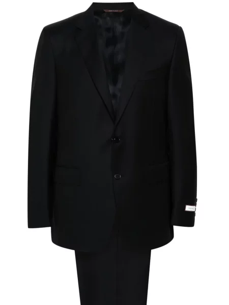 Costum Canali de lână de costum albastru