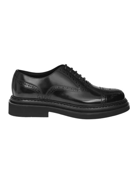 Półbuty Dolce And Gabbana z twillu czarne