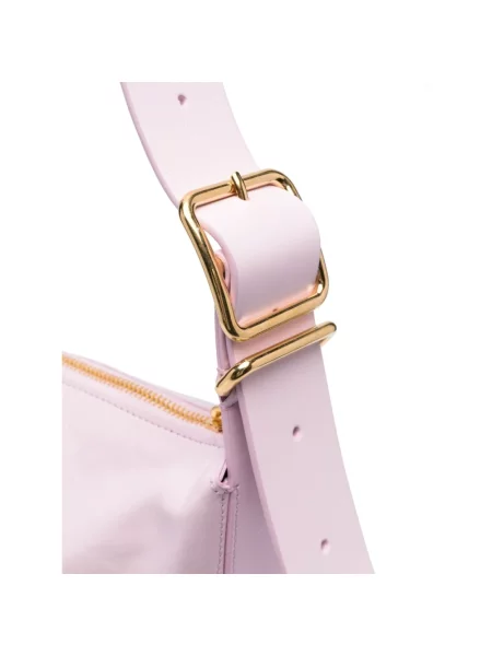 Torebka Jil Sander skórzana fioletowa