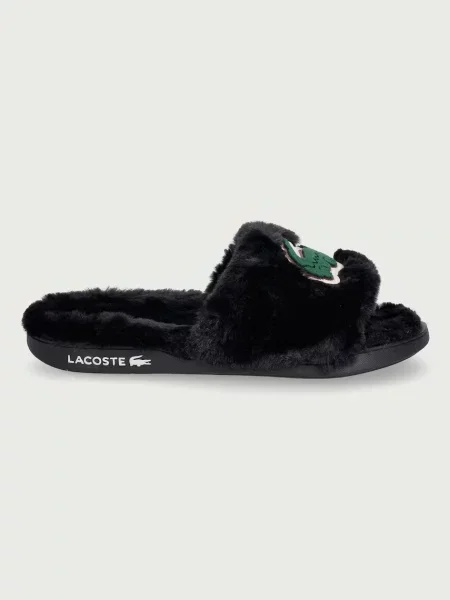 Papuci de casă Lacoste negru