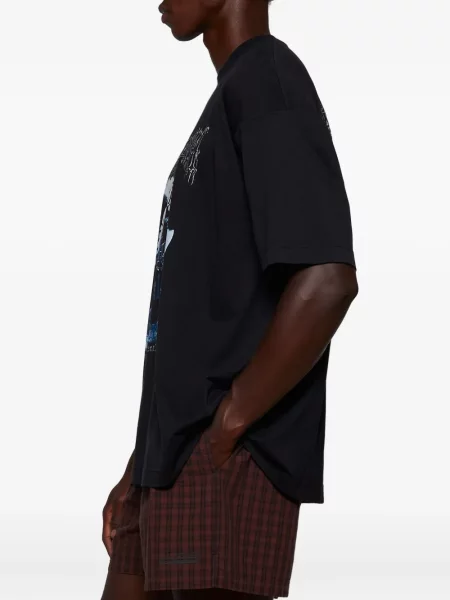 Tricou Vetements cu imagine negru