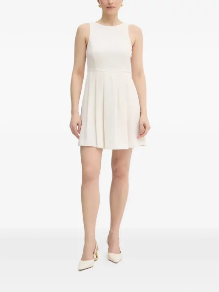 Rochie mini Armani Exchange fără mâneci alb