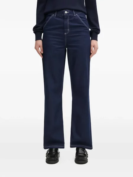 Blugi evazați Carhartt Wip evazate albastru