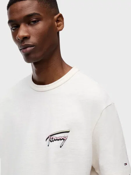 Футболка Tommy Jeans біла