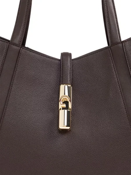 Geanta de piele Furla din piele maro